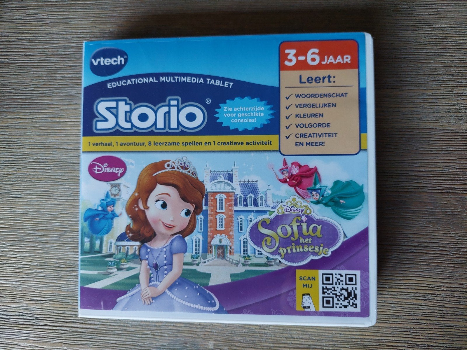 Vtech Storio spelletje game Sofia de Prinses, Verzenden, Nieuw, 4 tot 6 jaar