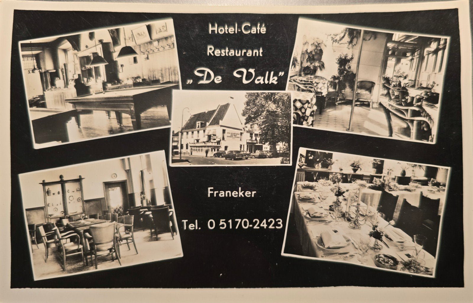 Ansichtkaart Franeker HCR De Valk., Ophalen of Verzenden, 1960 tot 1980, Ongelopen, Friesland