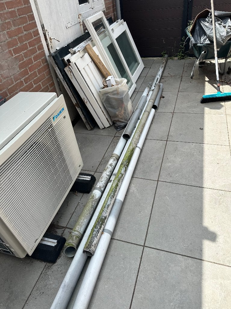 Gratis PVC regenpijpen / buizen (ophalen), Ophalen, Gebruikt, Pvc, Minder dan 2 meter