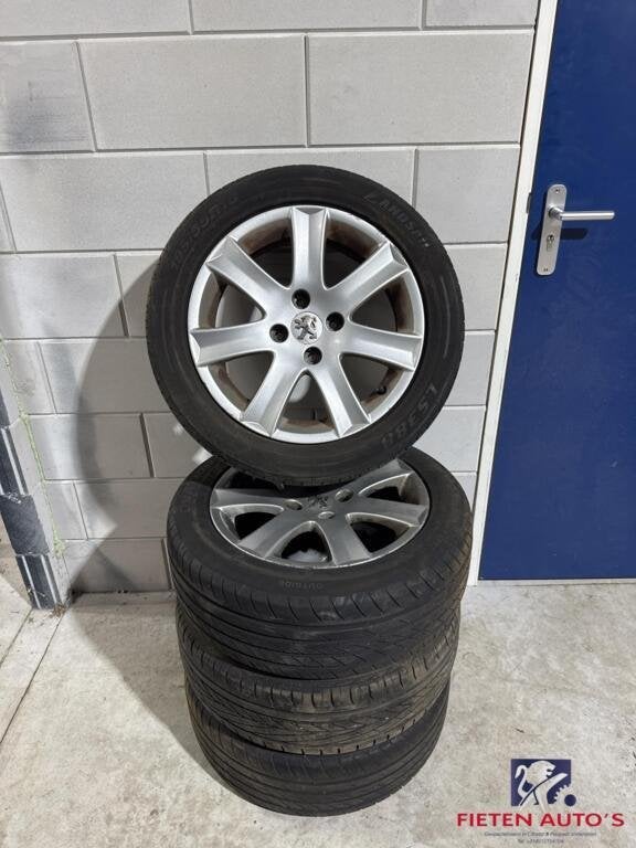 Lichtmetalen velgen Peugeot 207 cc 16inch, Gebruikt, 16 inch, Banden en Velgen