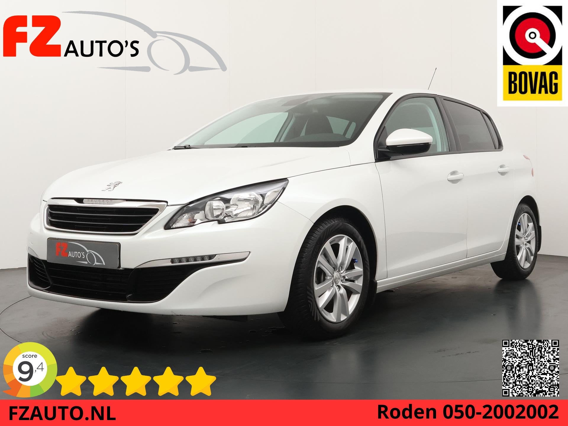 Peugeot 308 1.2 PureTech Active - Navigatie - Climate Contro, Voorwielaandrijving, Stof, Gebruikt, Euro 6