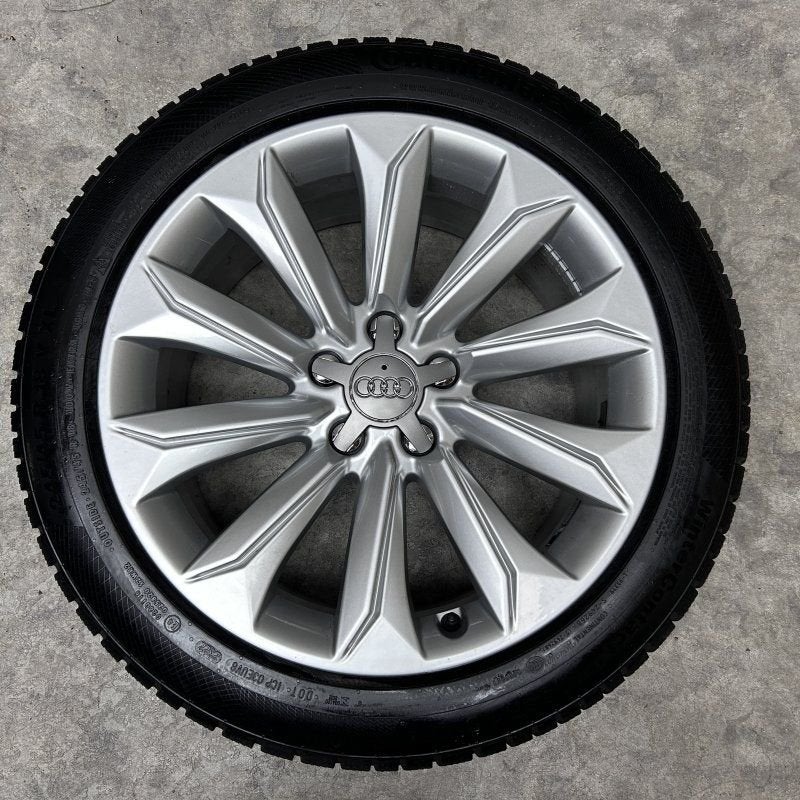 18 inch originele velgen + winterbanden Audi A4 A6 All Road, 18 inch, -, -, Banden en Velgen