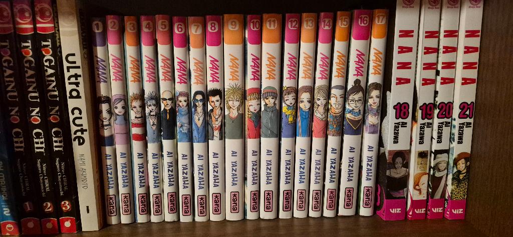 Manga Nana Nederlandstalig compleet, Boeken, Complete serie of reeks, Ophalen of Verzenden, Zo goed als nieuw, Ai Yazawa