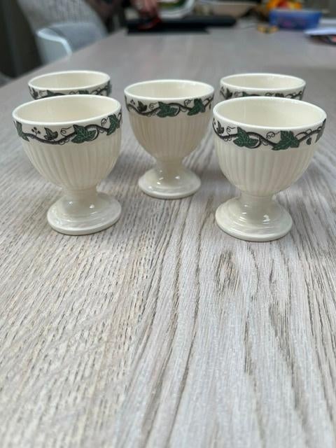 Wedgwood, Stratford, 5 eierdopjes, Overige typen, Nieuw, Ophalen of Verzenden, Wedgwood