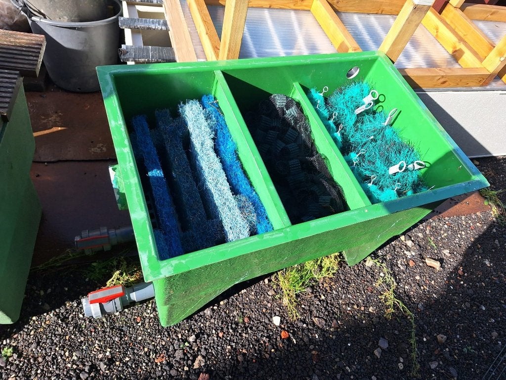 vijver fitler 3 kamerfilter, Tuin en Terras, Vijver-toebehoren, Ophalen, Gebruikt, Vijverfilter