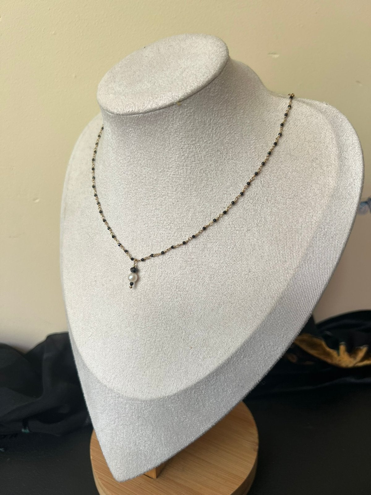 AKOYA zoutwater parel hanger spinel beschermt geluk uniek, Paars, Magnolia11, Nieuw, Ophalen of Verzenden