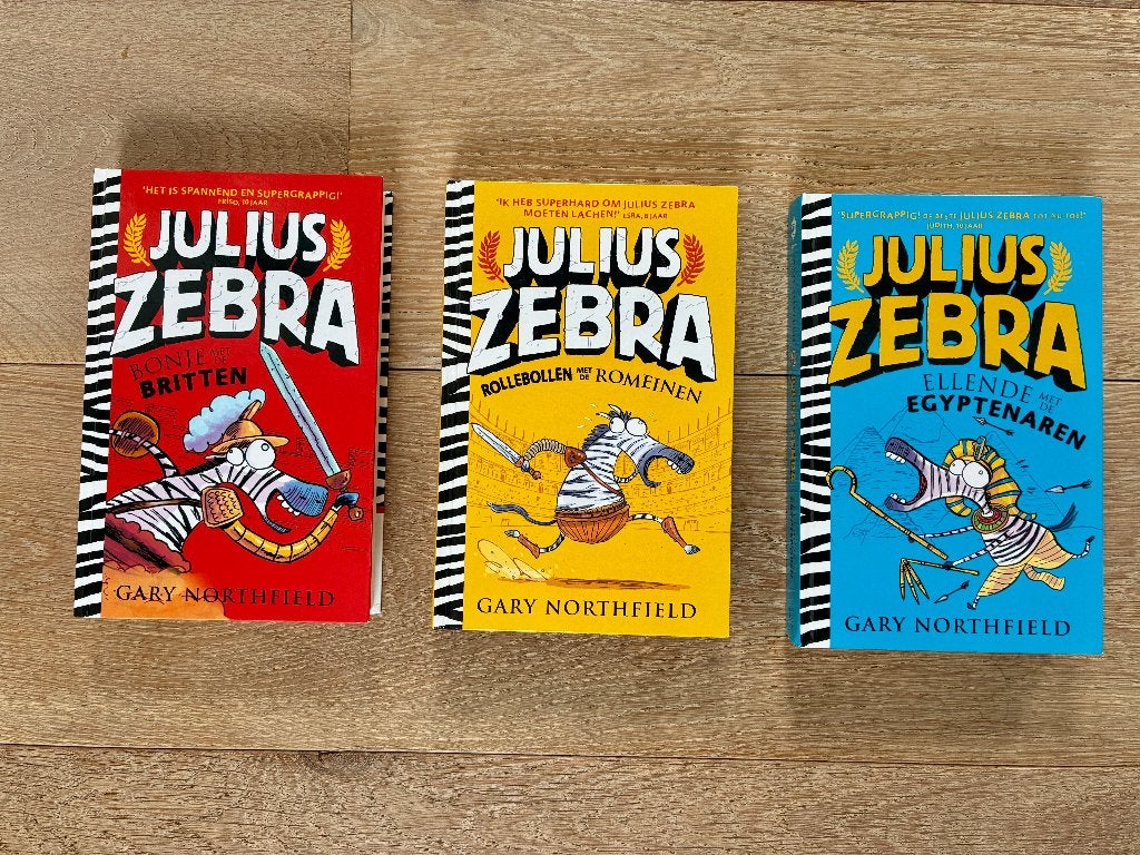 3x Julius Zebra boeken, Ophalen of Verzenden, Gelezen