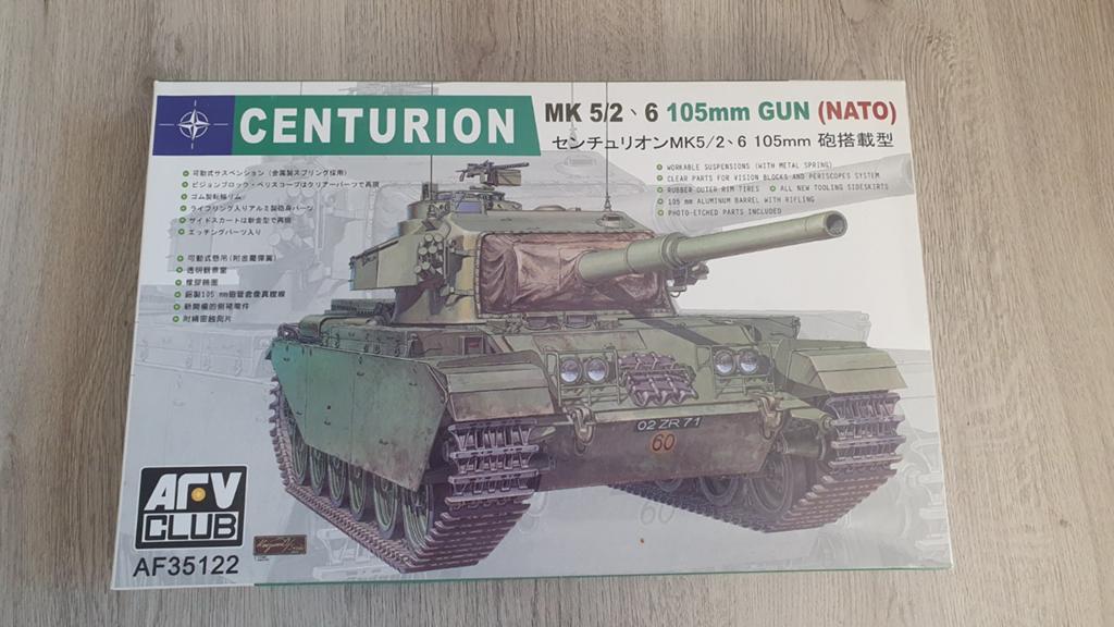 AFV Club 1/35 105mm Centurion NATO tank met alu loop, Hobby en Vrije tijd, Modelbouw | Auto's en Voertuigen, Nieuw, Tank, 1:32 tot 1:50