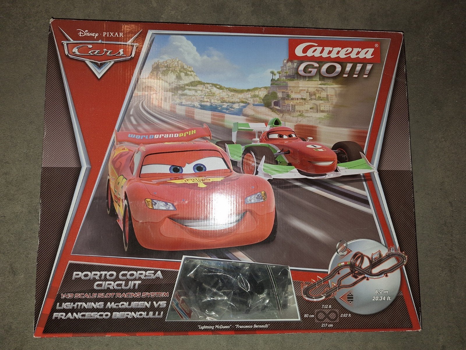 Cars Carrera Go racebaan, Ophalen, Elektrisch, Carrera