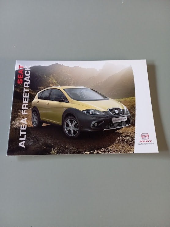 Seat Altea Freetrack 1 / 8 / 2007 28 pag., Ophalen of Verzenden, Zo goed als nieuw, Overige merken