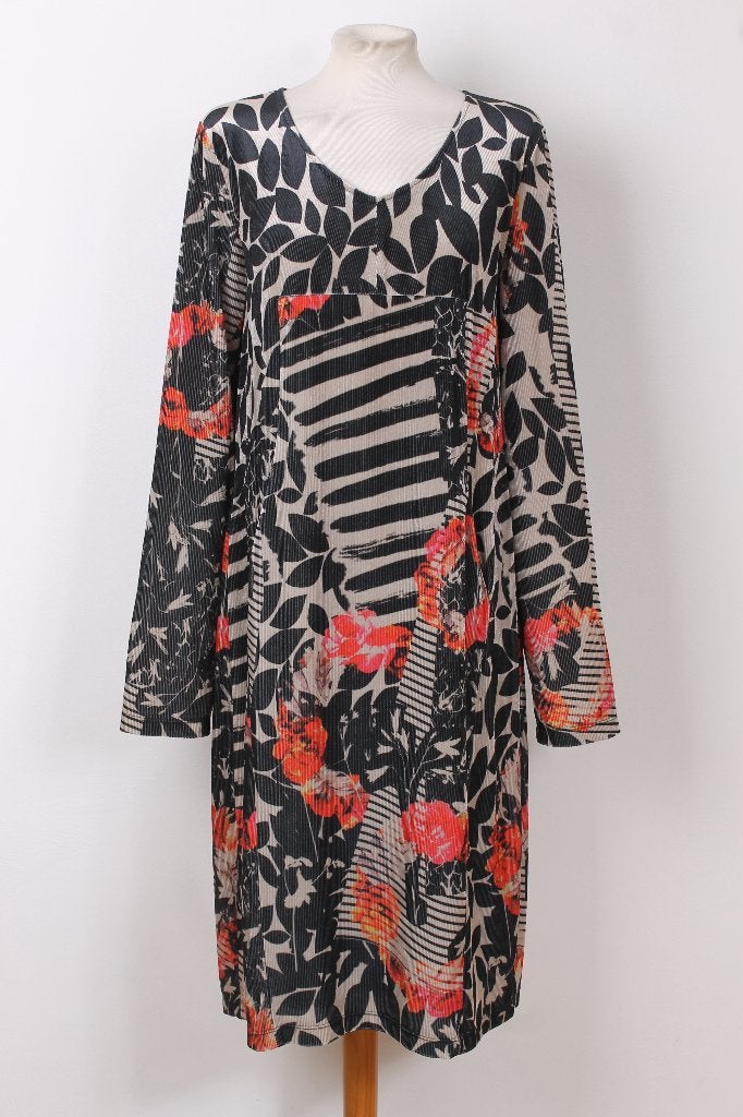 Herfst! Jurk van EROKE maat 46, Kleding | Dames, Maat 46/48 (XL) of groter, Ophalen of Verzenden, Zo goed als nieuw, Knielengte