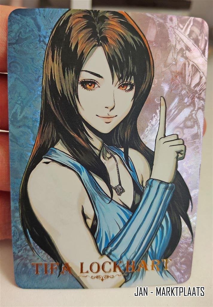 TIFA LOCKHEART FINAL FANTASY Foil Holo Card, Verzamelen, Verzenden, Superheld, Nieuw, Beeldje of Figuurtje