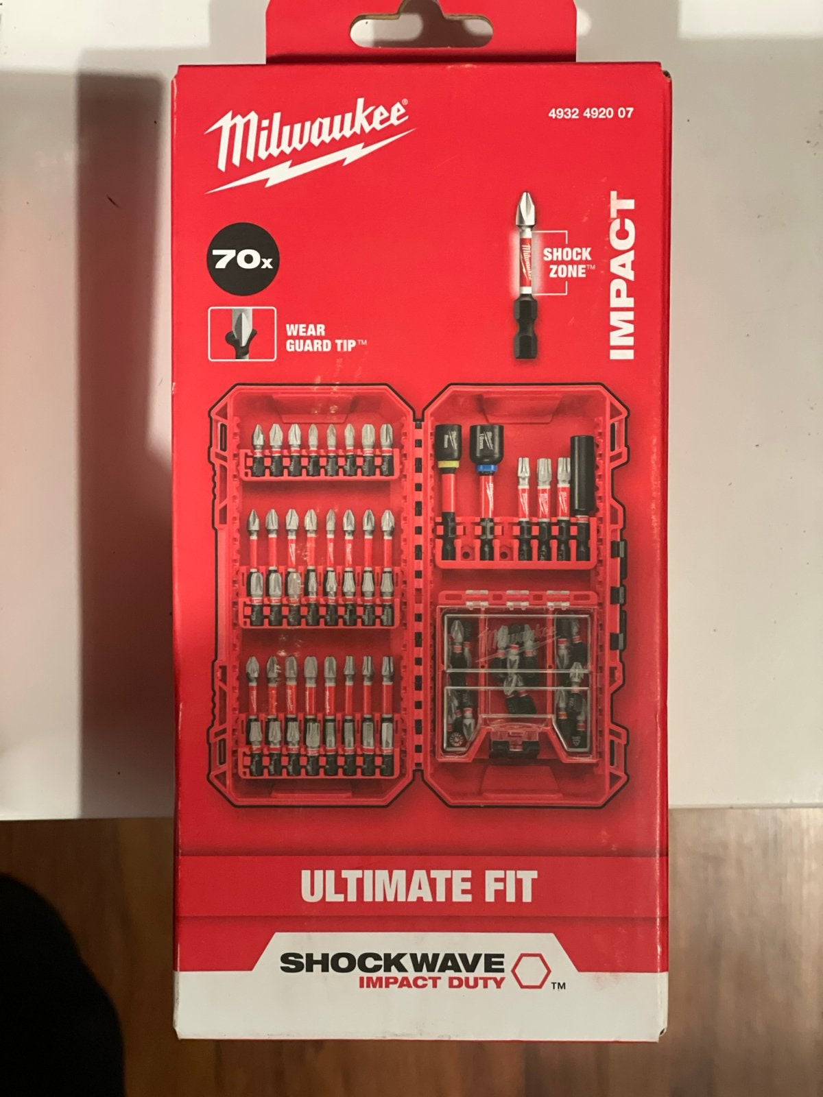 Milwaukee Shockwave Impact Duty Bitset 70-delig, Ophalen of Verzenden, Nieuw, Bitset, Milwaukee