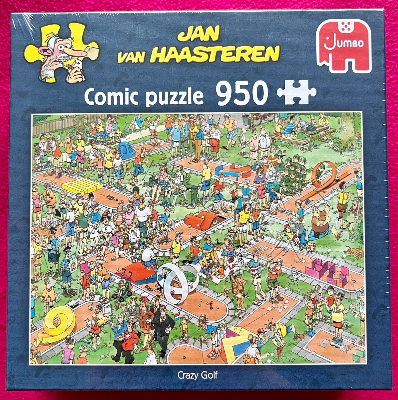 Jan van Haasteren “Crazy Golf” 950 stukjes NIEUW, Ophalen of Verzenden, 500 t/m 1500 stukjes, Nieuw