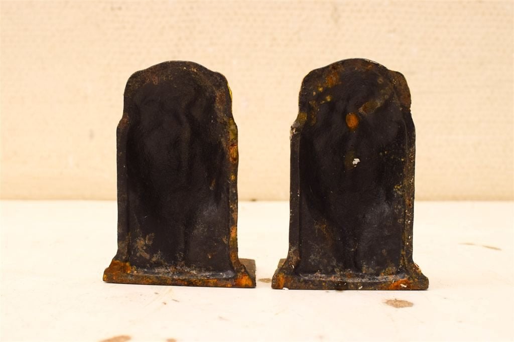 2 stuks Gietijzeren boekensteunen 51205, Ophalen of Verzenden, Gebruikt, Dier