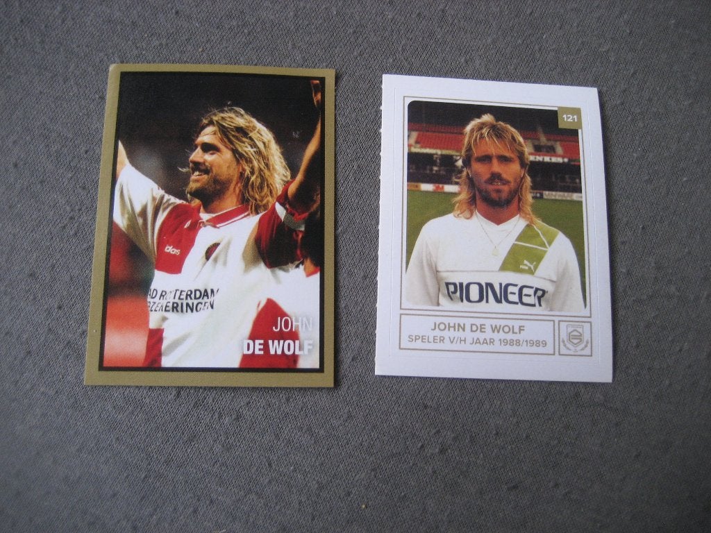john de wolf feyenoord groningen, Ophalen of Verzenden, Zo goed als nieuw, Sticker