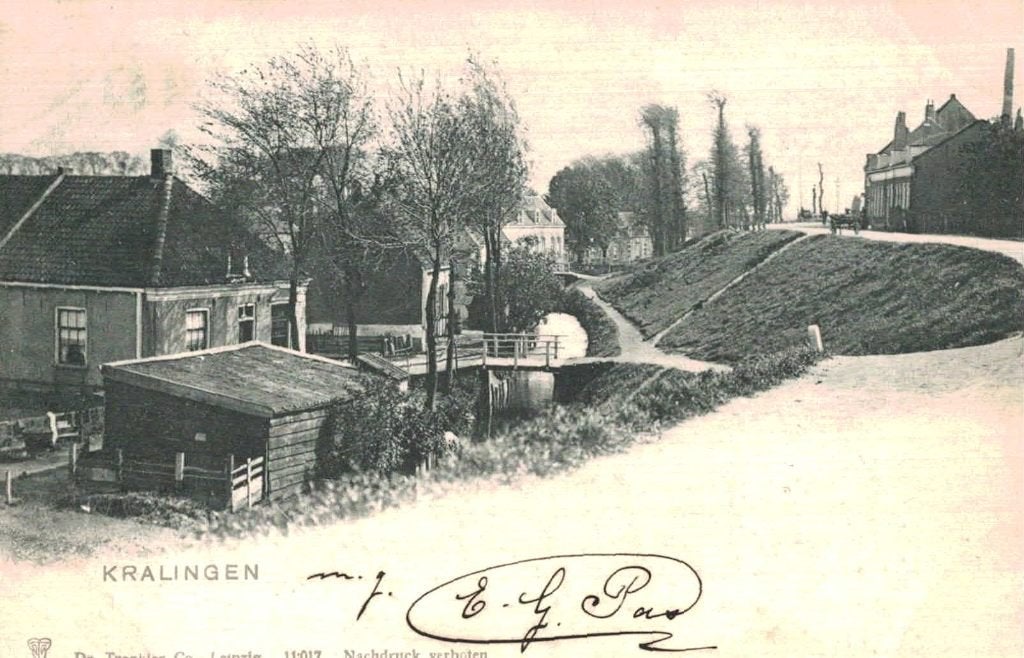 Oude Ansichtkaart Kralingen, Rotterdam - Voor 1920, Verzamelen, Ophalen of Verzenden, Voor 1920, Gelopen, Zuid-Holland