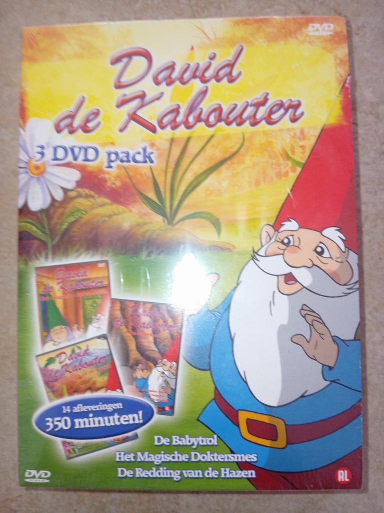 David de Kabouter 3 DVD pack - 14 afleveringen, Cd's en Dvd's, Dvd's | Kinderen en Jeugd, Alle leeftijden, Ophalen of Verzenden