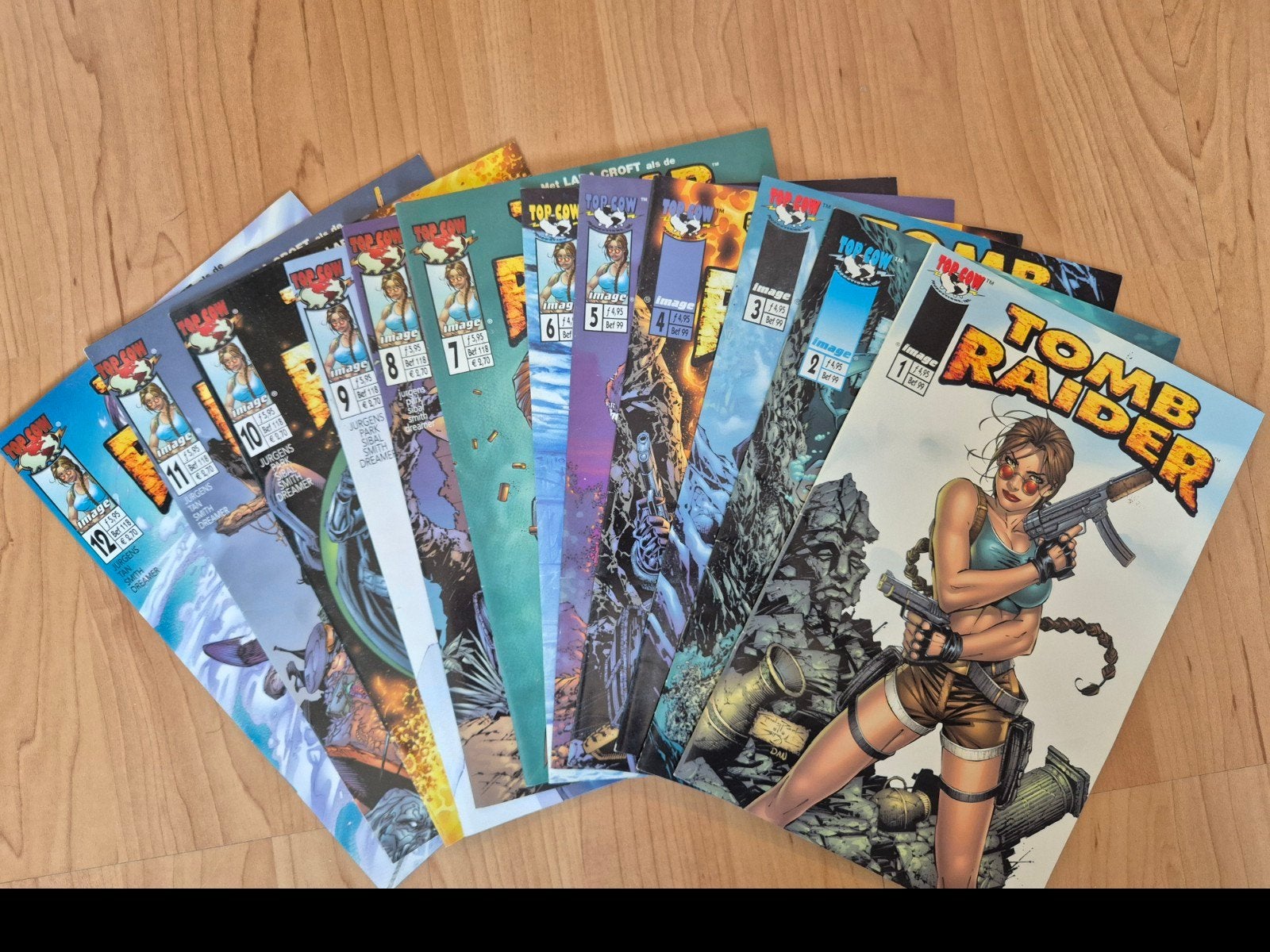Tomb Raider Comics - Nummers 1 t/m 12 (Top Cow/Image), Boeken, Complete serie of reeks, Ophalen of Verzenden, Zo goed als nieuw