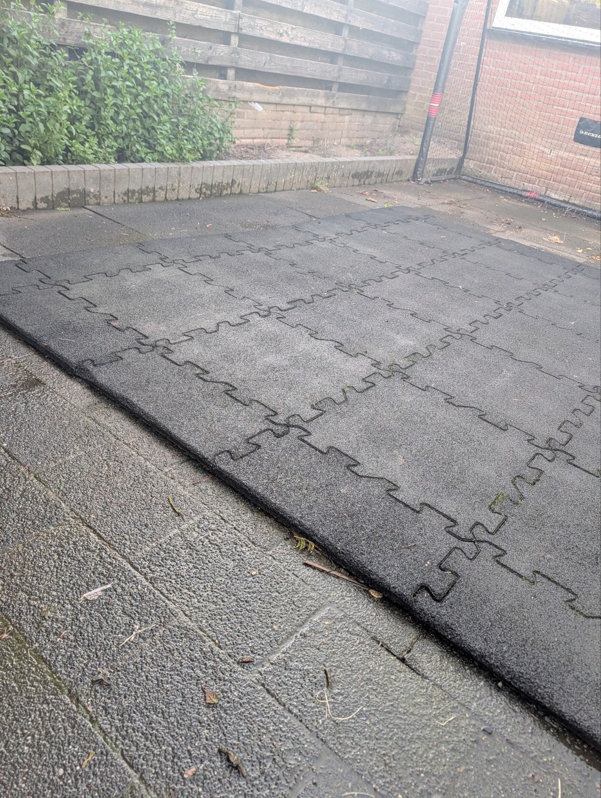Rubber tegels – ca. 12 m², Ophalen, Gebruikt