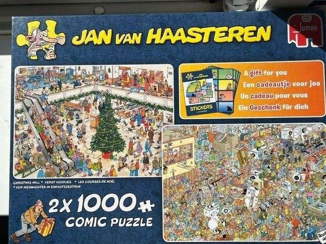 Foto 13 van GERESERVEERD Jan van Haasteren puzzels 1000 stukjes