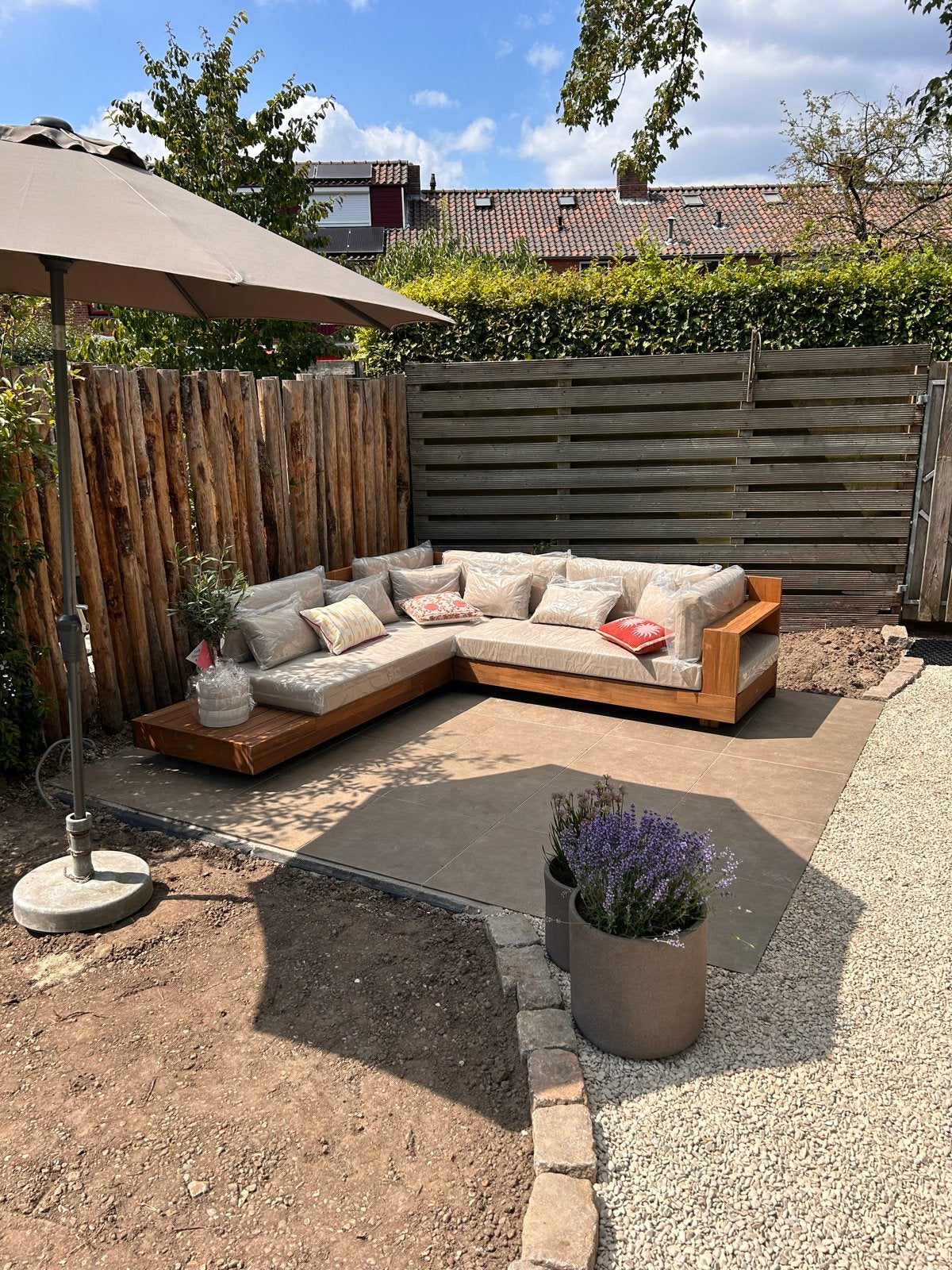 12 Redsun keramische tegels 60x60x3 Cilento Taupe, Tuin en Terras, Tegels en Klinkers, Ophalen, Keramiek, Nieuw, Minder dan 5 m²