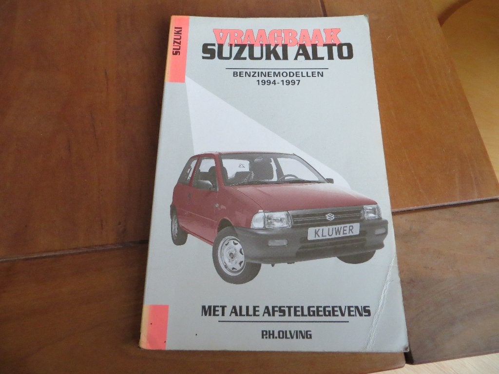 Vraagbaak Suzuki Alto 1994 - 1997, zeer mooi, Auto diversen, Handleidingen en Instructieboekjes, Ophalen of Verzenden