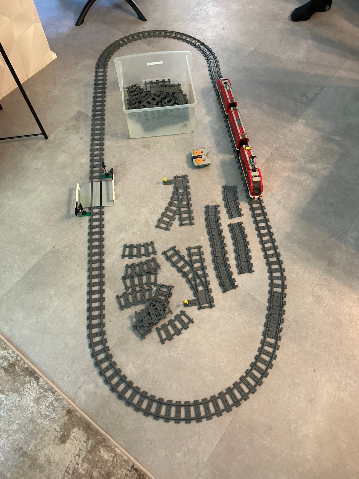 Lego Treinset met veel rails en afstandsbediening, Ophalen, Gebruikt, Overige merken