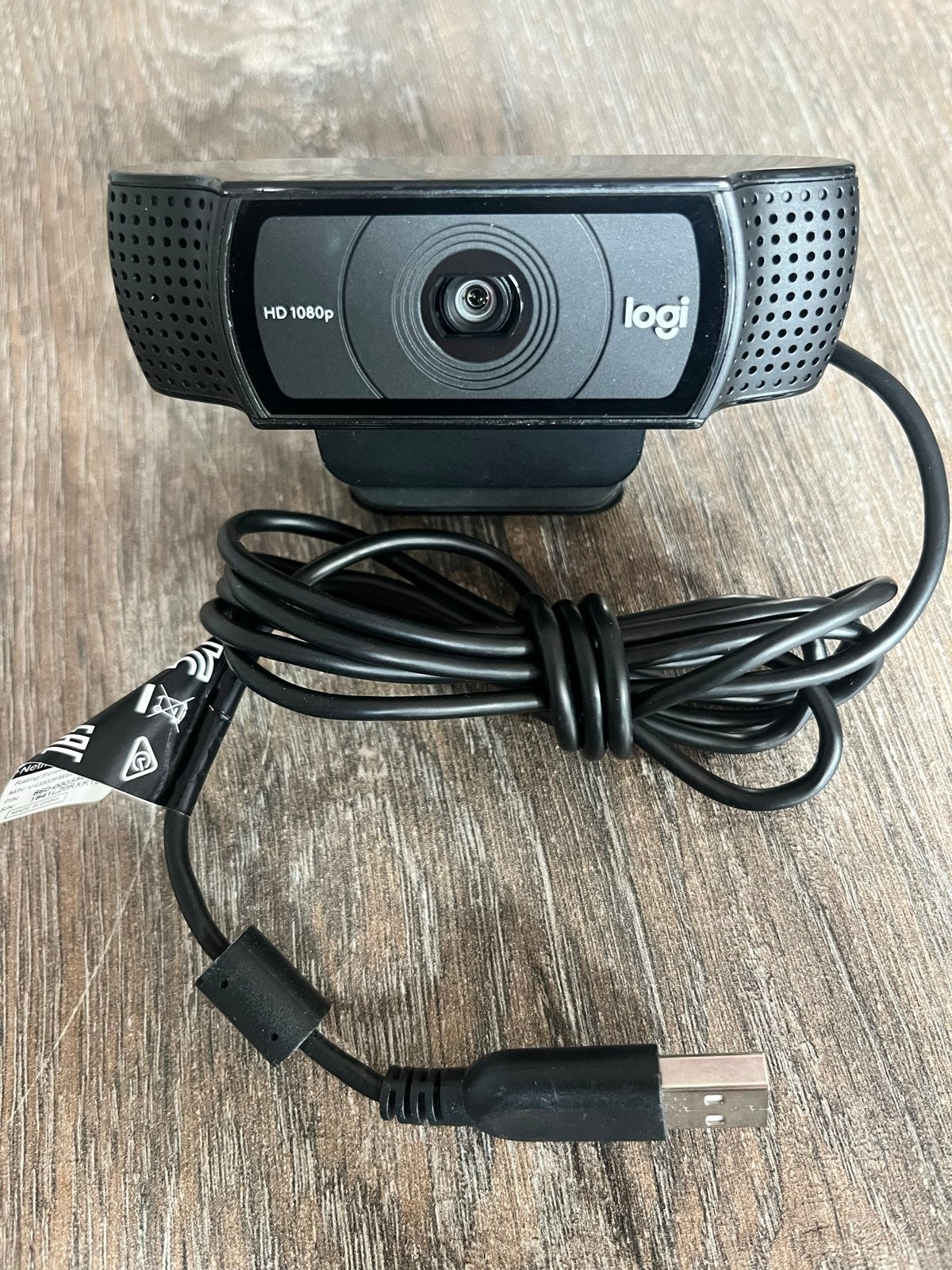 Logitech C920 HD 1080p Webcam - Zo goed als nieuw, Computers en Software, Ophalen of Verzenden, Zo goed als nieuw, Monitorclip