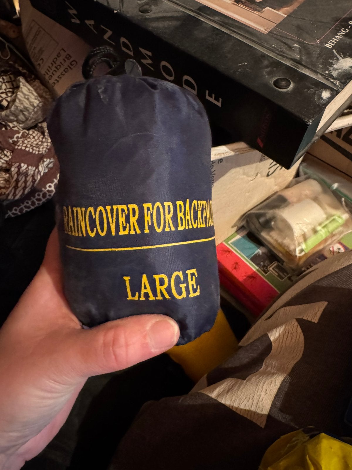 Raincover for backpack large, Caravans en Kamperen, Kampeeraccessoires, Ophalen, Zo goed als nieuw