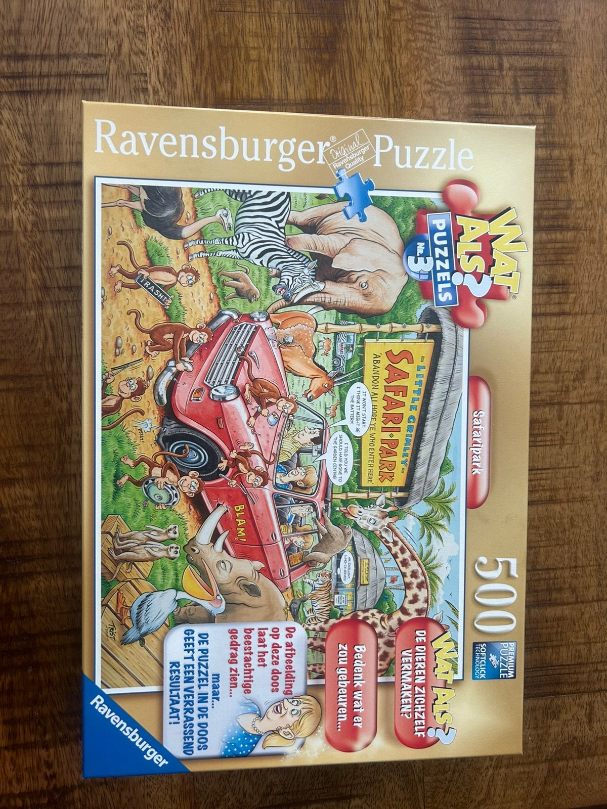 Ravensburger puzzel (niets is wat het lijkt.), Ophalen of Verzenden, 500 t/m 1500 stukjes, Zo goed als nieuw