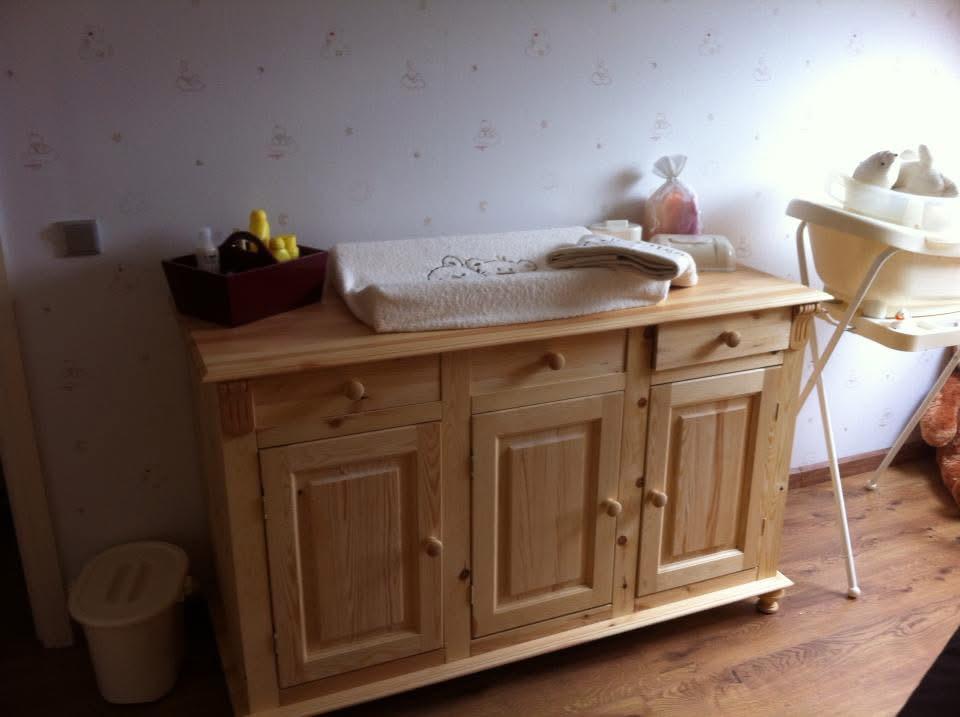 Babykamer grenen, Ophalen, Grenenhout, Landelijk, Zo goed als nieuw