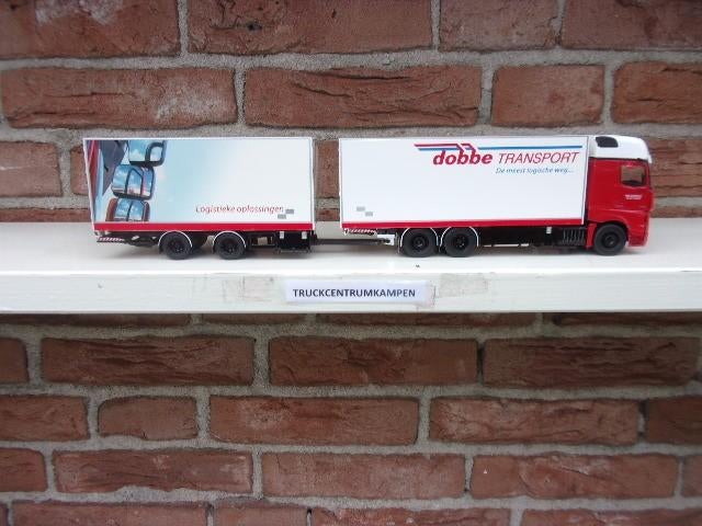 Tekno  Mercedes  Benz  Big  Space  van  Dobbe., Ophalen of Verzenden, Nieuw, Bus of Vrachtwagen, Tekno