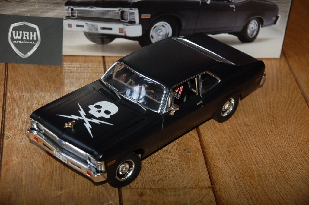 1:18 CHEVROLET NOVA DEATH PROOF GMP die cast WRH, Verzenden, Zo goed als nieuw, Auto, Overige merken