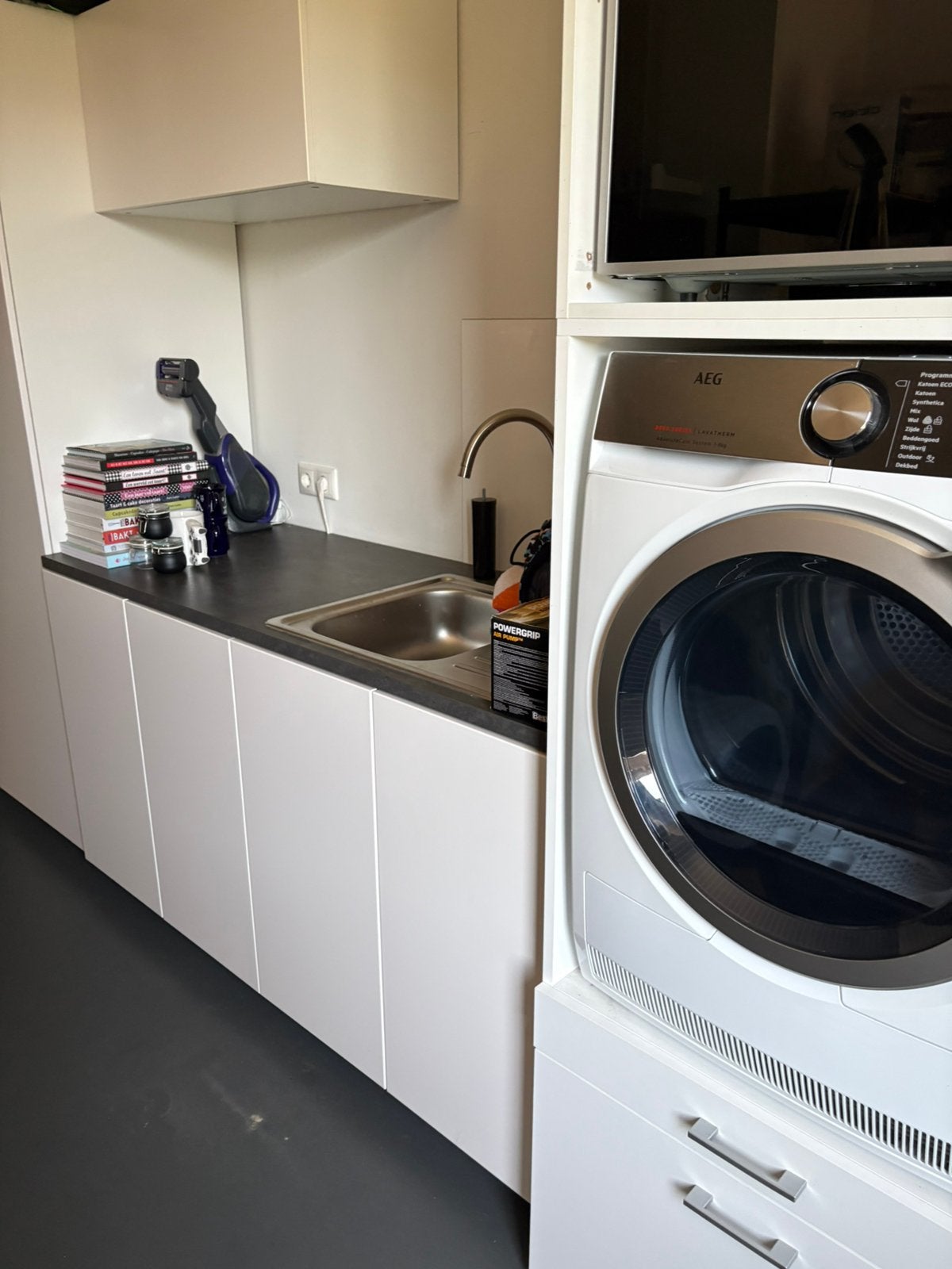 Aanrecht voor bijkeuken, Ophalen, Gebruikt, Overige materialen, Wit