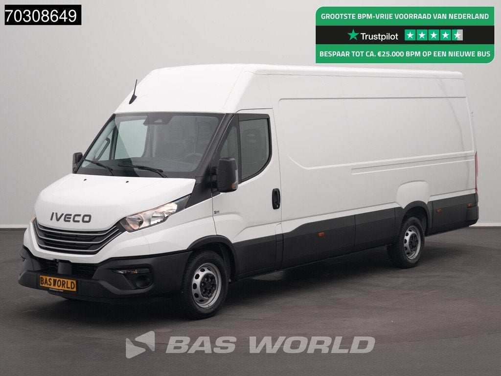Iveco Daily 35S16 3.0L 160PK L3H2 Airco Cruise Camera Parkee, Auto's, Stof, Euro 6, 4 cilinders, Iveco