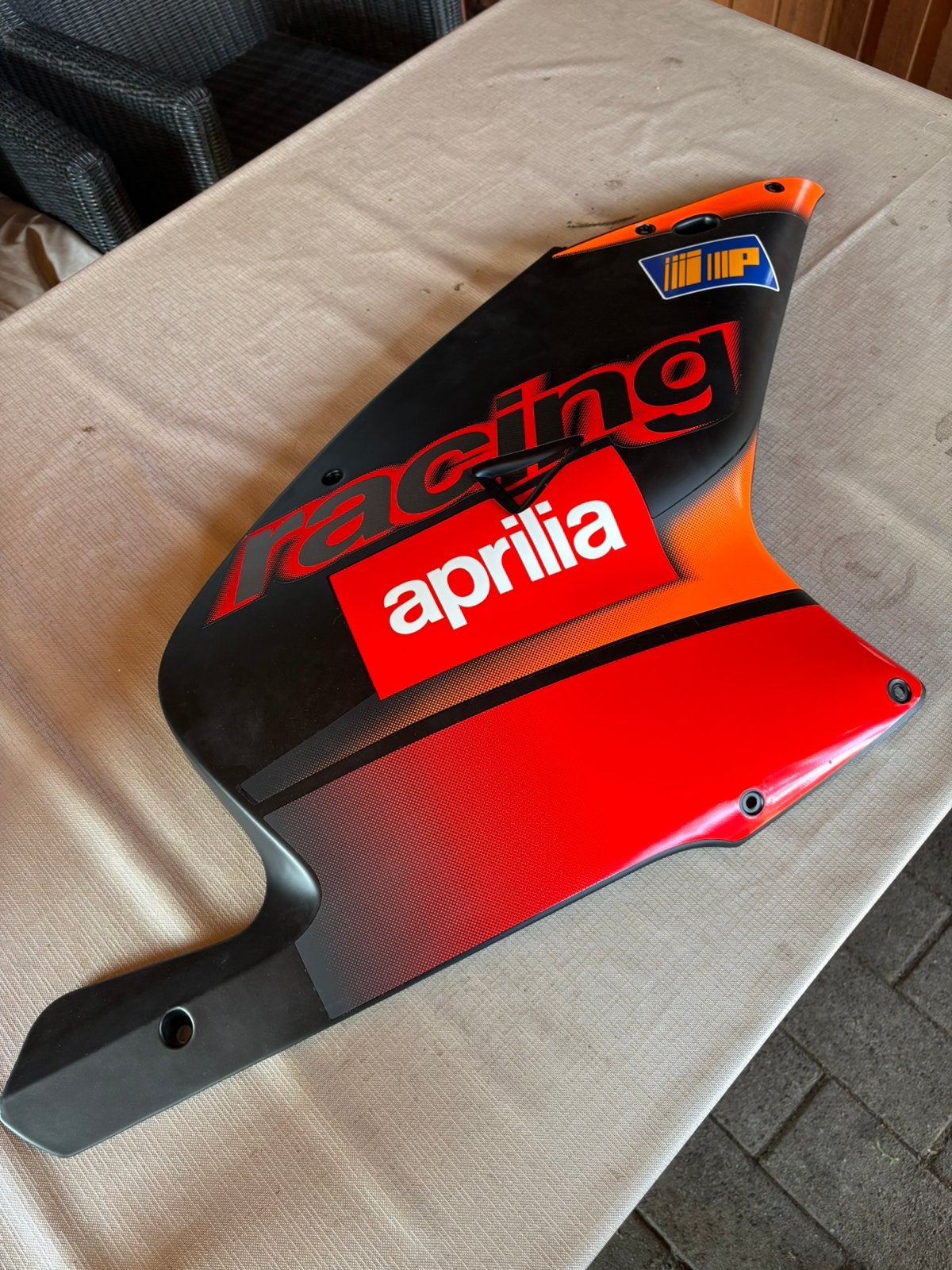 Zeldzaam origineel Aprilia RS125 kuipdeel Diablo Black 2002, Ophalen of Verzenden, Nieuw