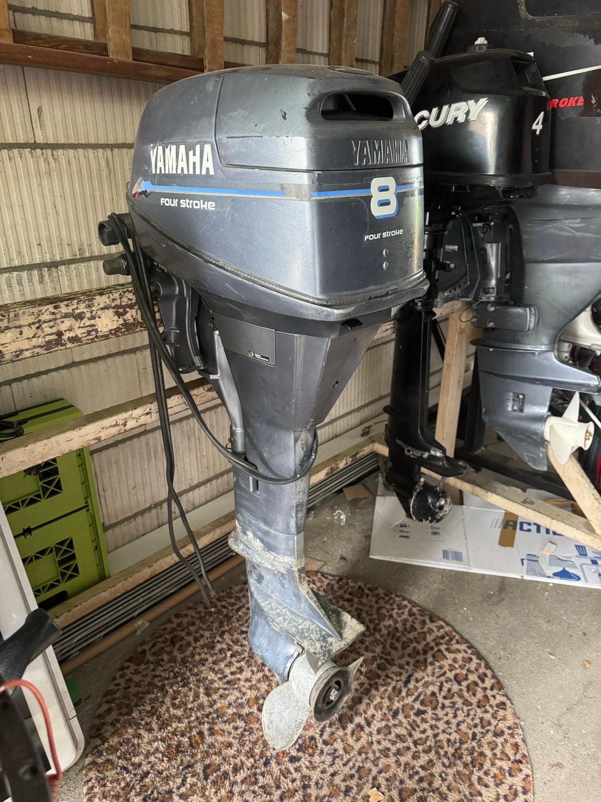 Yamaha 8 pk 4-takt high trust Langstaart, elektrisch gestart, Gebruikt, 5 tot 10 pk, Viertaktmotor, Ophalen of Verzenden