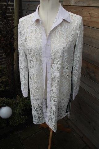 Vest/ Blouse Offwhite kant Studio Anneloes mt M Vaste prijs, Kleding | Dames, Maat 38/40 (M), Studio Anneloes, Wit, Ophalen of Verzenden