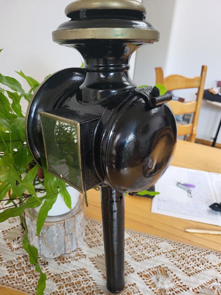 Antieke koetslamp, Antiek en Kunst, Antiek | Lampen, Ophalen of Verzenden