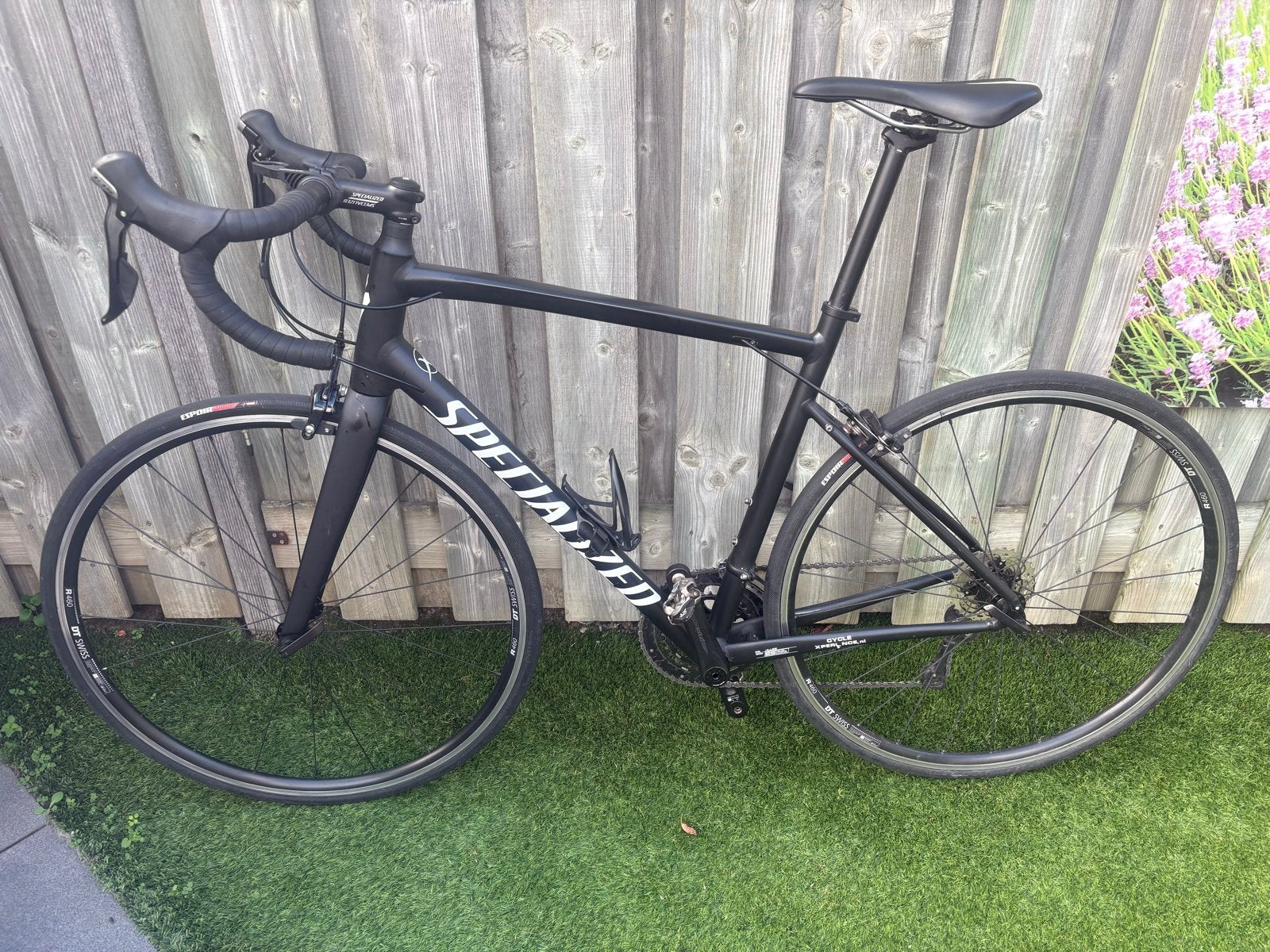 Specialized racefiets - Zwart Allez maat 57 cm, Fietsen en Brommers, 28 inch, Gebruikt, Aluminium, Meer dan 20 versnellingen