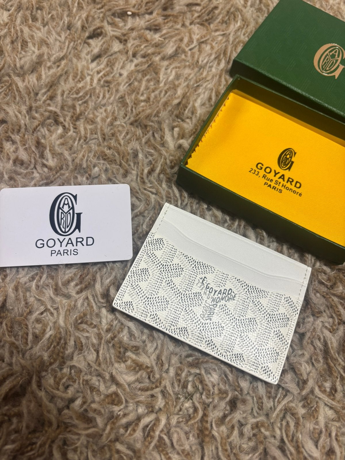 Goyard card holder, Ophalen of Verzenden, Zo goed als nieuw, Blauw