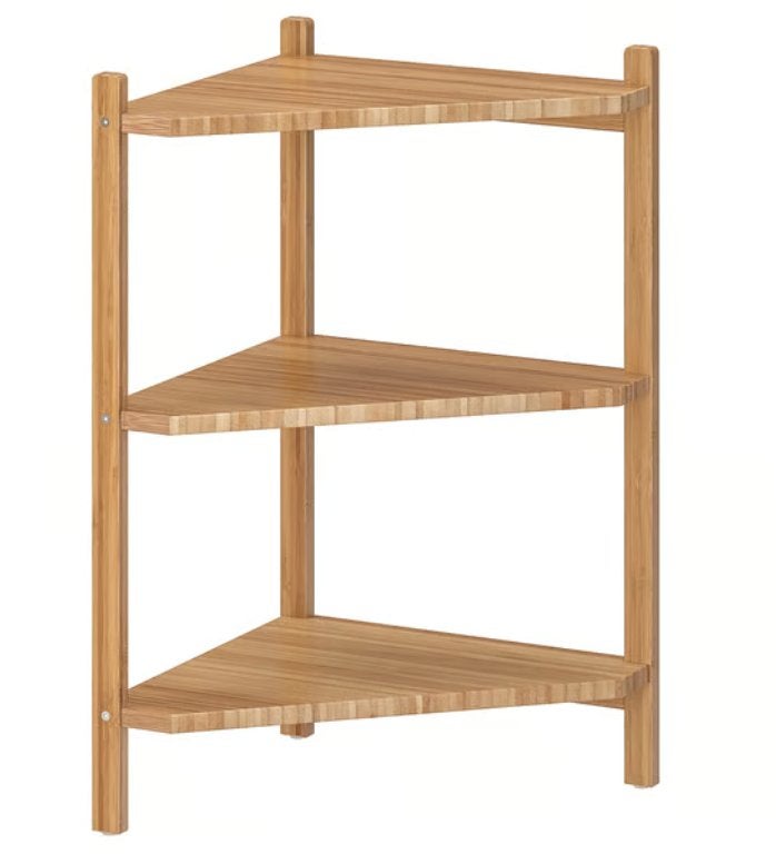 ragrund corner bamboo shelf, Ophalen, Zo goed als nieuw