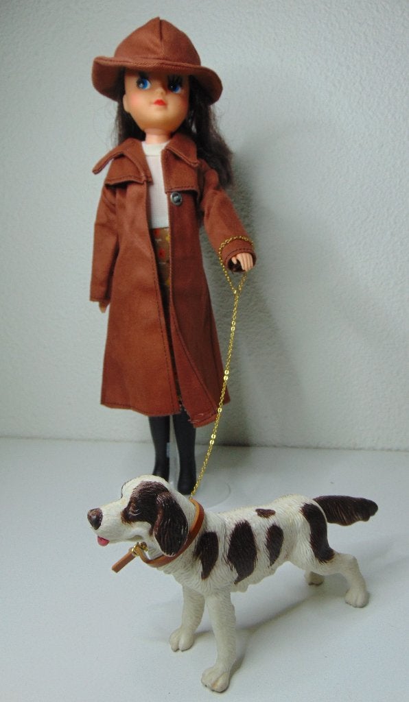 Vintage  Fleur Barbie met haar Hond Rainy Days, Verzamelen, Ophalen of Verzenden, Gebruikt, Pop