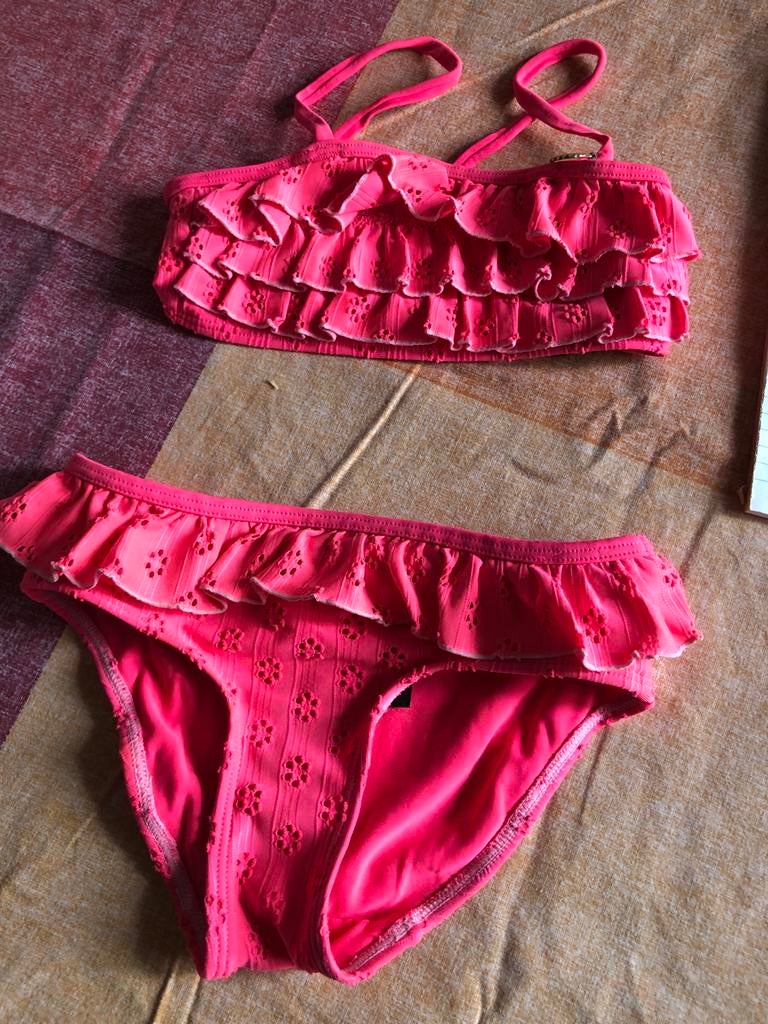 Roze bikini H&M 98/104, Maat 98, Bikiniset, Meisje, Ophalen of Verzenden