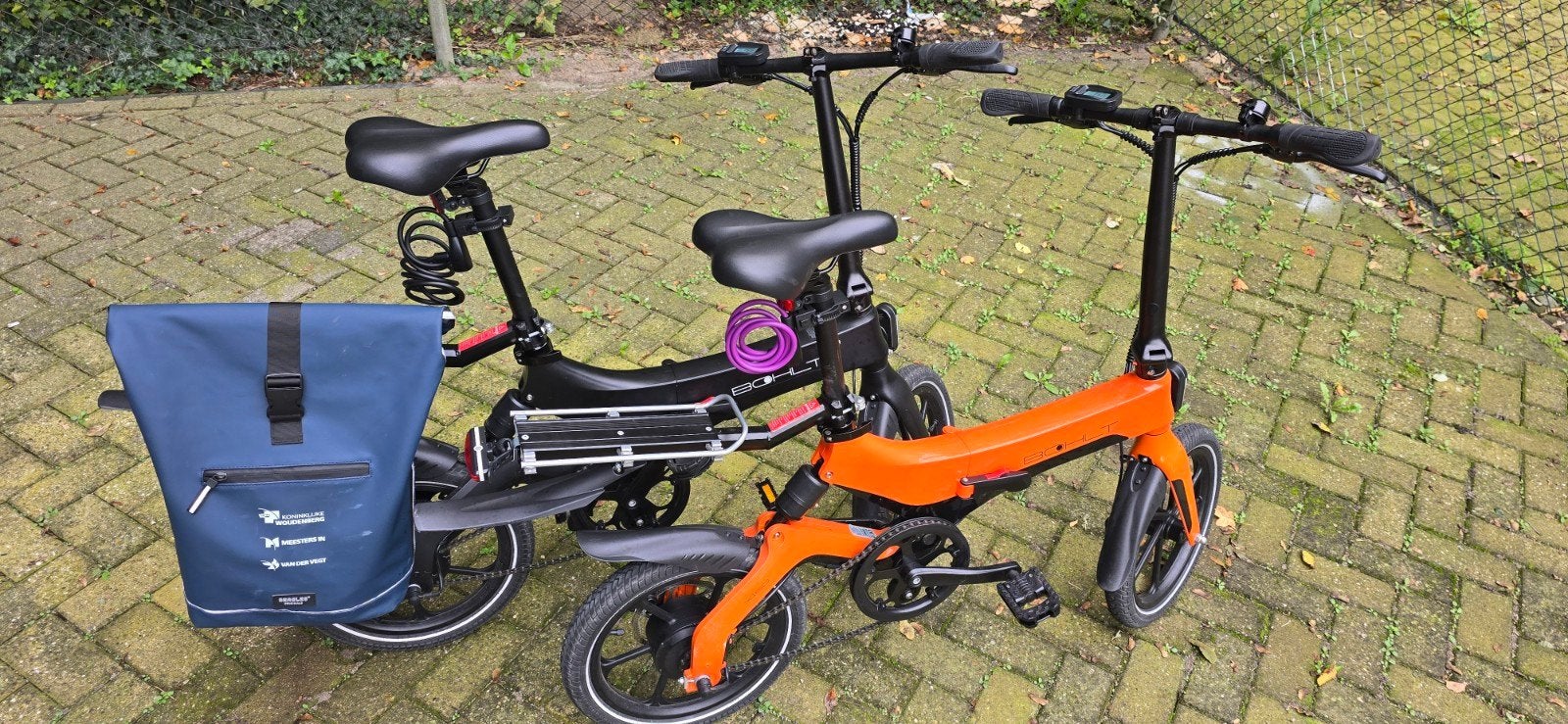 2x elektrishe vouwfietsen Bohlt, Ophalen, Zo goed als nieuw