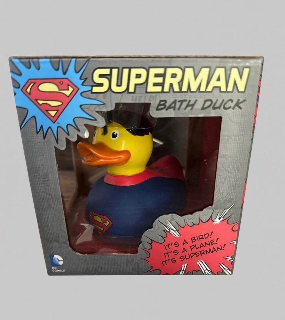 Superman Bath Duck – Paladone DC Comics, Ophalen of Verzenden, Superheld, Zo goed als nieuw, Beeldje of Figuurtje