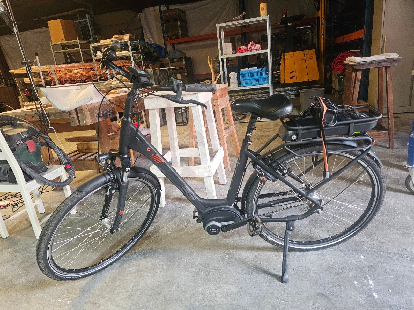 Stella elektrische damesfiets Bosch middenmotor, 47 tot 50 cm, Ophalen of Verzenden, Zo goed als nieuw