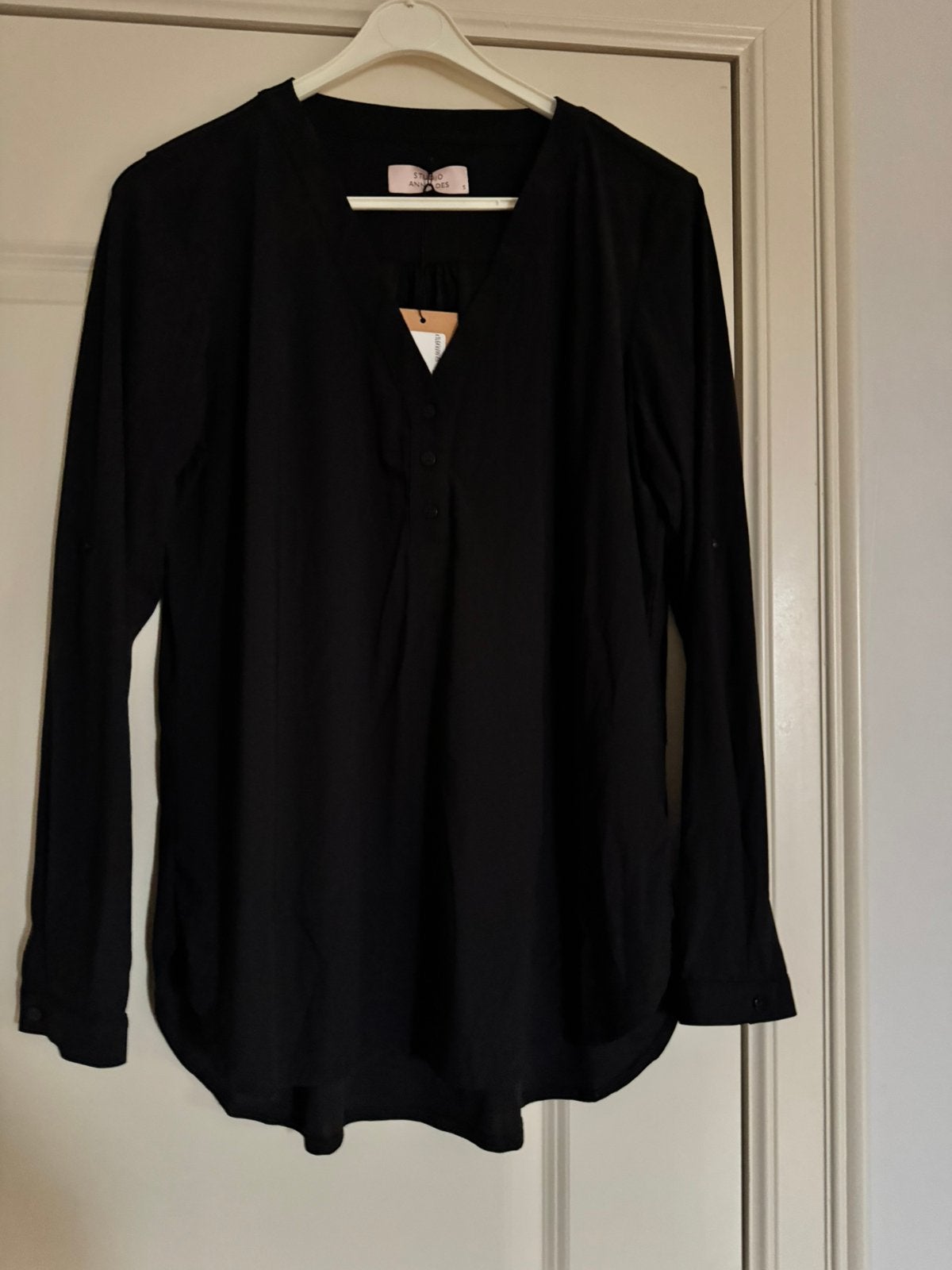 Studio Anneloes Evie blouse zwart maat S, Verzenden, Nieuw, Maat 36 (S), Zwart