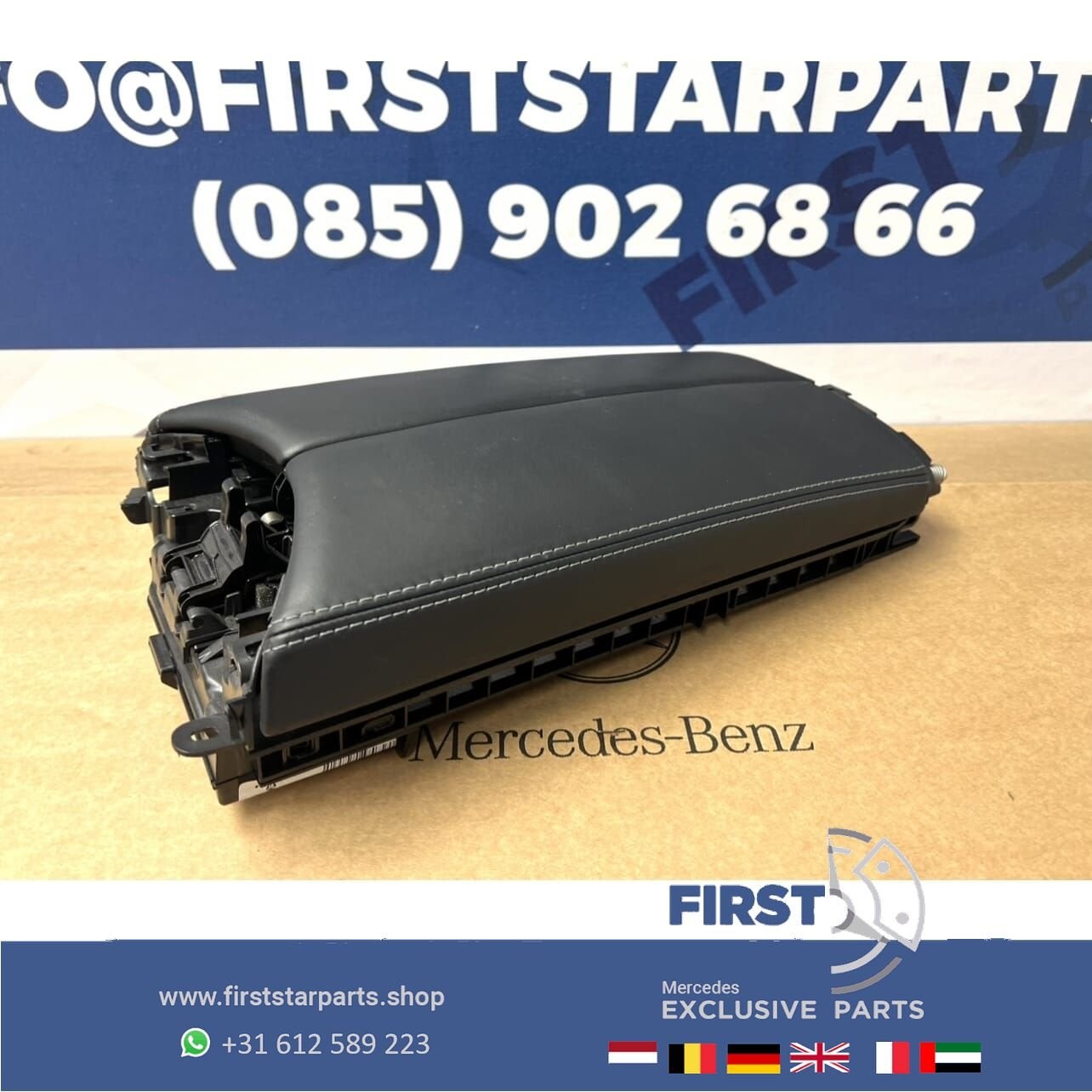 ARMSTEUN W205 C W213 E W253 GLC KLASSE ORIGINEEL LEER MIDDEN, Auto-onderdelen, Interieur en Bekleding, Gebruikt, -, Ophalen of Verzenden